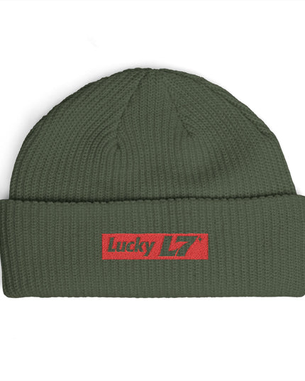 Lucky L7 Supreme - Embroidered Cuff Beanie