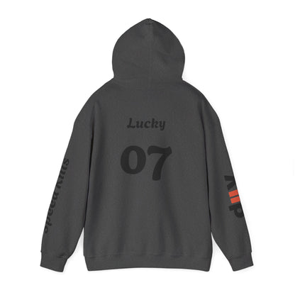 Lucky #07 Team Hoodie | Gothic Style Unisex Hoodie | Perfect for Casual Wear, Street Style, Gift for Gamers, Halloween, Everyday Comfort
