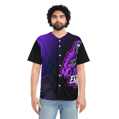 Men's Graphic Baseball Jersey - Edgy Streetwear, Unique Gift, Casual Wear, Game Day Apparel, Anime-Inspired Fashion