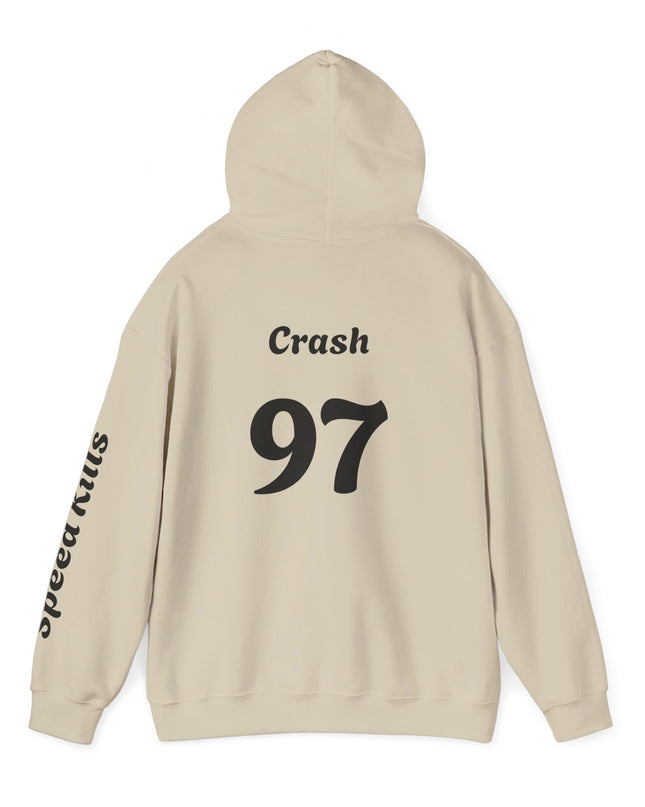 Crash #97 Team Hoodie | Gothic Style Unisex Hoodie | Perfect for Casual Wear, Street Style, Gift for Gamers, Halloween, Everyday Comfort