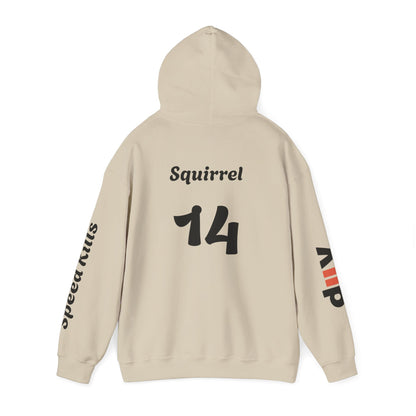Squirrel #14 Team Hoodie | Gothic Style Unisex Hoodie | Perfect for Casual Wear, Street Style, Gift for Gamers, Halloween, Everyday Comfort
