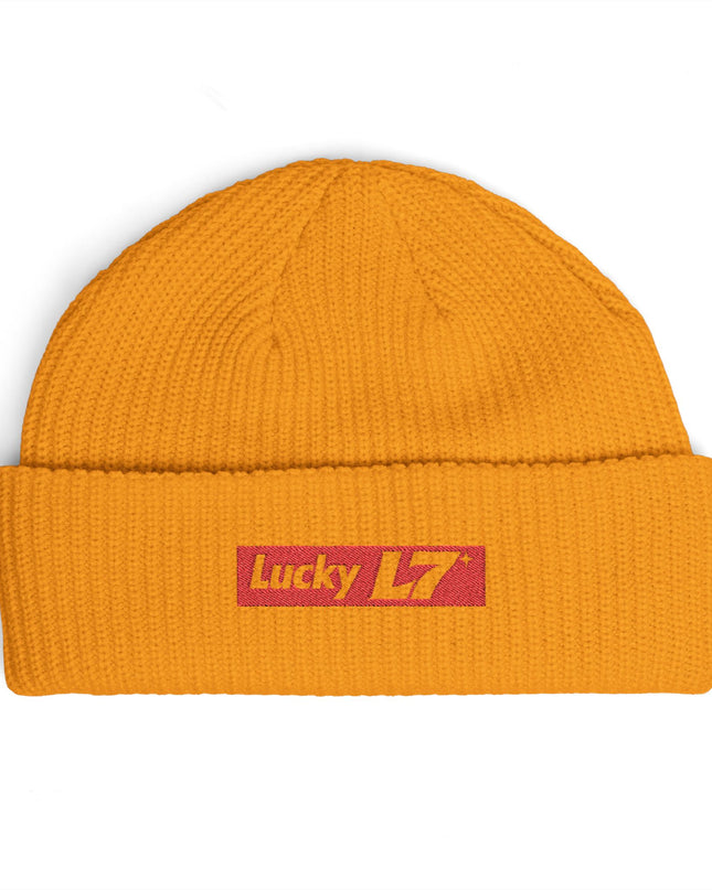 Lucky L7 Supreme - Embroidered Cuff Beanie