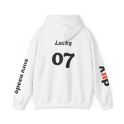 Lucky #07 Team Hoodie | Gothic Style Unisex Hoodie | Perfect for Casual Wear, Street Style, Gift for Gamers, Halloween, Everyday Comfort