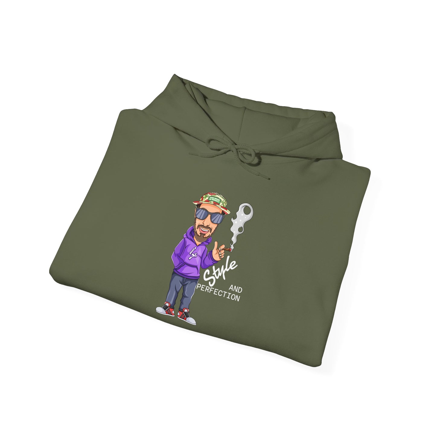 Lucky Blunt Style & Perfection - Cool Graphic Hoodie for Casual Style, Streetwear Gift, Cozy Lounge Wear, Unique Fashion Statement, Everyday Sweatshirt, Unisex Style
