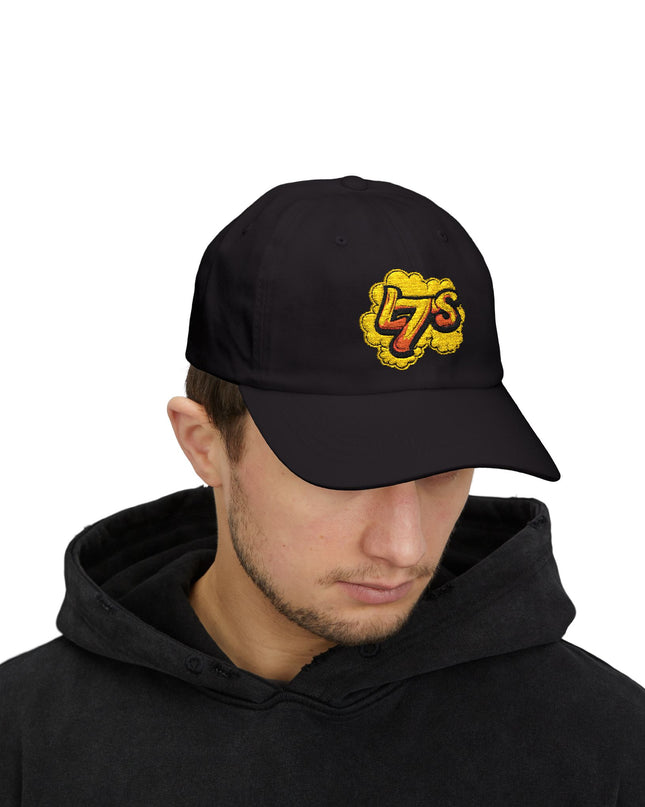 Oldy L7 (yellow/red) - Classic Dad Cap - Casual Style Hat, Everyday Wear, Unique Gift, Outdoor Activities, Summer Accessory
