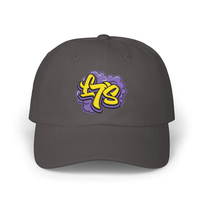 Oldy L7 (purple/yellow) - Classic Dad Cap - Casual Style Hat, Everyday Wear, Unique Gift, Outdoor Activities, Summer Accessory