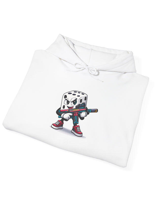 Marshmallow Gamer Hoodie — Cute Marshmallow Character with Controller