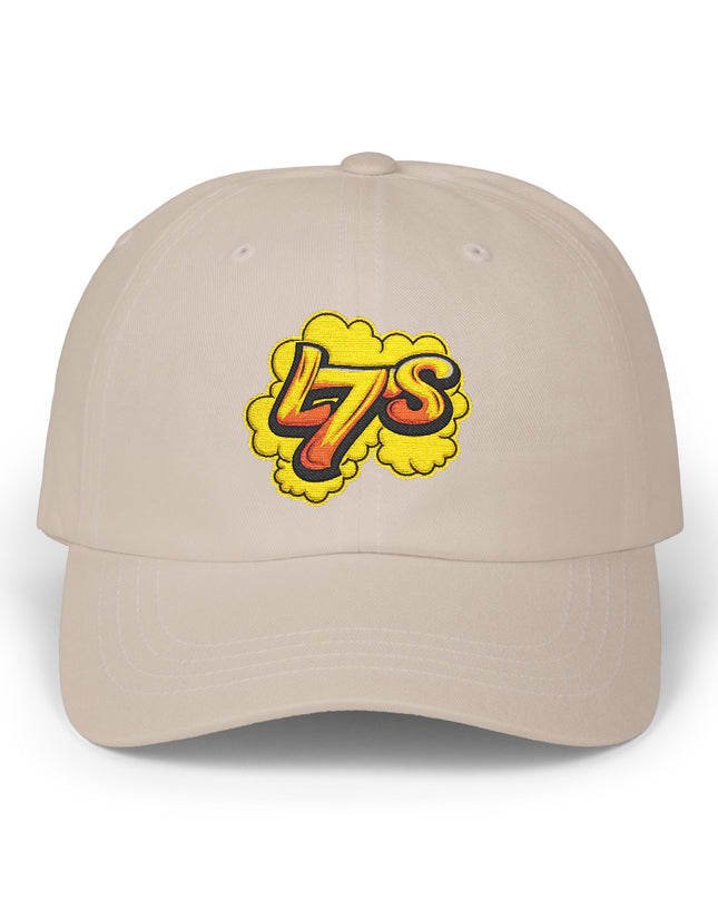 Oldy L7 (yellow/red) - Classic Dad Cap - Casual Style Hat, Everyday Wear, Unique Gift, Outdoor Activities, Summer Accessory