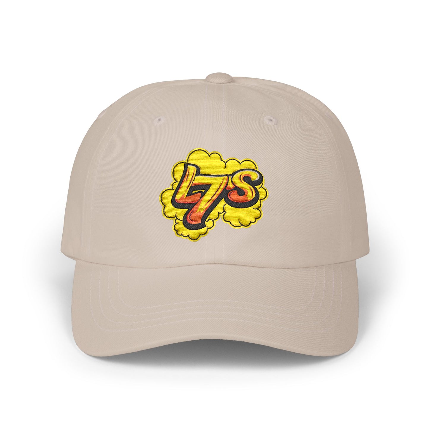Oldy L7 (yellow/red) - Classic Dad Cap - Casual Style Hat, Everyday Wear, Unique Gift, Outdoor Activities, Summer Accessory