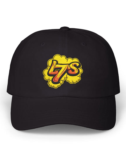 Oldy L7 (yellow/red) - Classic Dad Cap - Casual Style Hat, Everyday Wear, Unique Gift, Outdoor Activities, Summer Accessory