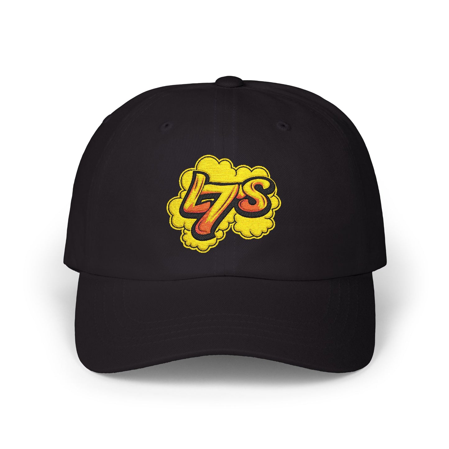 Oldy L7 (yellow/red) - Classic Dad Cap - Casual Style Hat, Everyday Wear, Unique Gift, Outdoor Activities, Summer Accessory