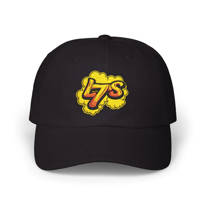 Oldy L7 (yellow/red) - Classic Dad Cap - Casual Style Hat, Everyday Wear, Unique Gift, Outdoor Activities, Summer Accessory