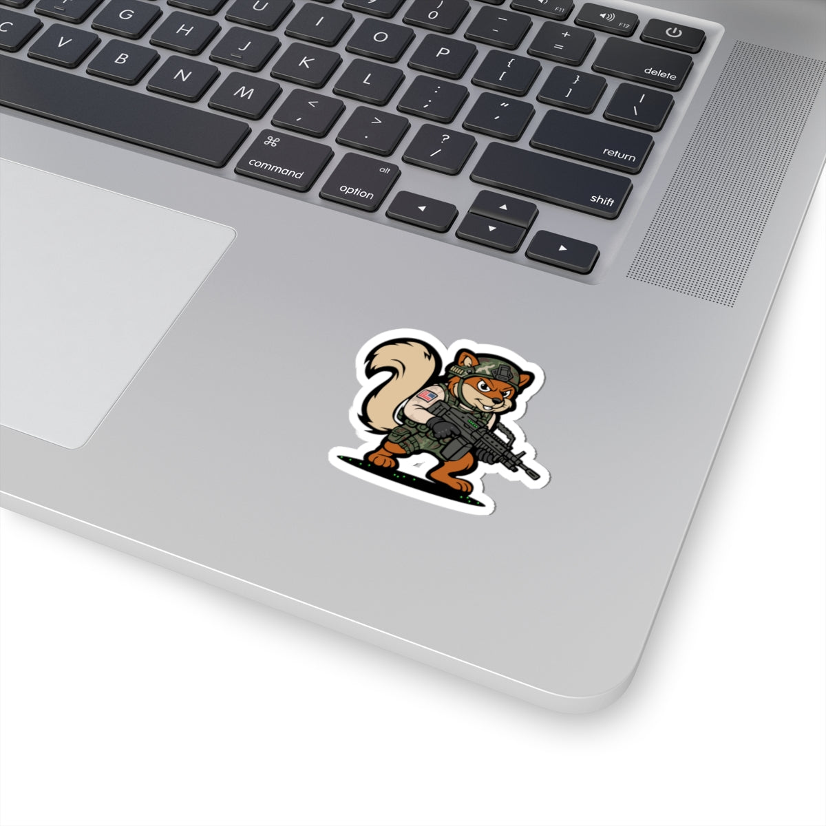 (Limited Edition) Military Squirrel - Kiss-Cut Stickers | Cute Animal Decal for Laptops, Water Bottles, and Bullet Journals, Unique Gifts for Veterans