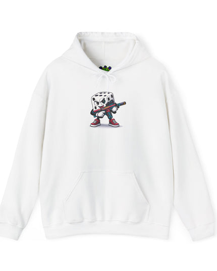 Marshmallow Gamer Hoodie — Cute Marshmallow Character with Controller