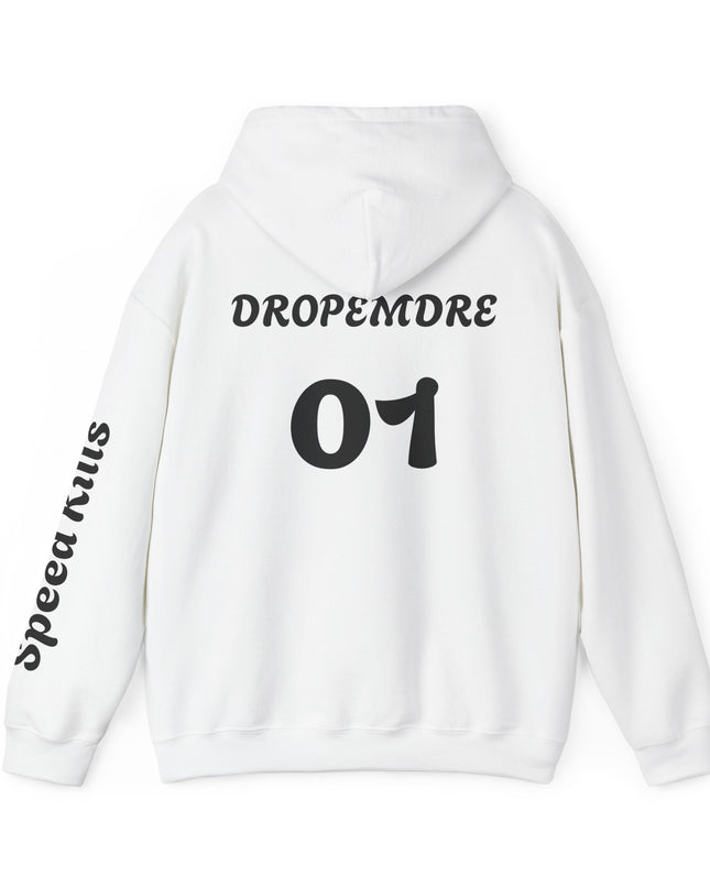 DROPEMDRE #01 Team Hoodie | Gothic Style Unisex Hoodie | Perfect for Casual Wear, Street Style, Gift for Gamers, Halloween, Everyday Comfort