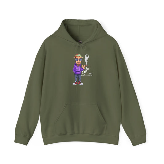 Lucky Blunt Style & Perfection - Cool Graphic Hoodie for Casual Style, Streetwear Gift, Cozy Lounge Wear, Unique Fashion Statement, Everyday Sweatshirt, Unisex Style