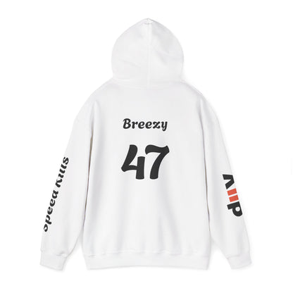 Breezy #47 Team Hoodie | Gothic Style Unisex Hoodie | Perfect for Casual Wear, Street Style, Gift for Gamers, Halloween, Everyday Comfort