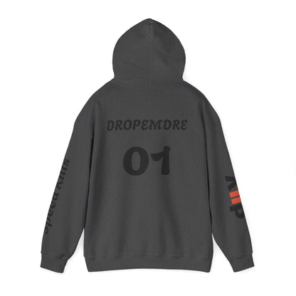 DROPEMDRE #01 Team Hoodie | Gothic Style Unisex Hoodie | Perfect for Casual Wear, Street Style, Gift for Gamers, Halloween, Everyday Comfort