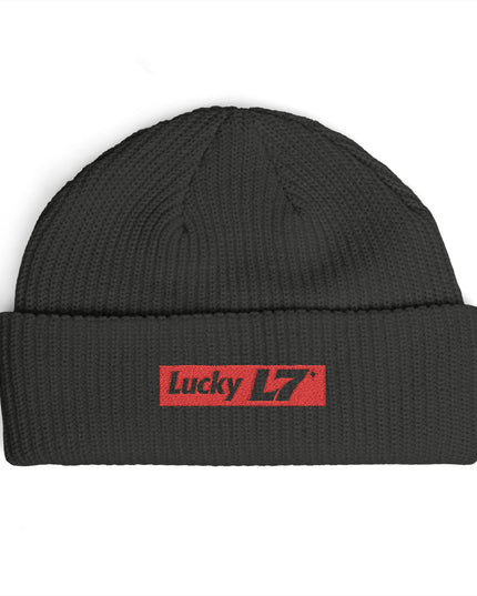 Lucky L7 Supreme - Embroidered Cuff Beanie