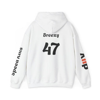 Breezy #47 Team Hoodie | Gothic Style Unisex Hoodie | Perfect for Casual Wear, Street Style, Gift for Gamers, Halloween, Everyday Comfort
