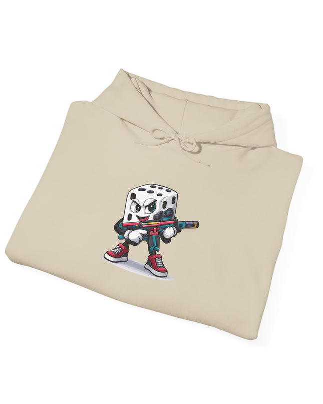 Marshmallow Gamer Hoodie — Cute Marshmallow Character with Controller