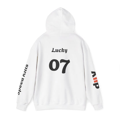 Lucky #07 Team Hoodie | Gothic Style Unisex Hoodie | Perfect for Casual Wear, Street Style, Gift for Gamers, Halloween, Everyday Comfort