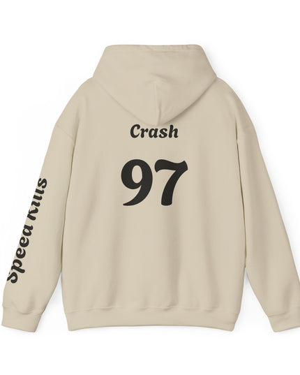 Crash #97 Team Hoodie | Gothic Style Unisex Hoodie | Perfect for Casual Wear, Street Style, Gift for Gamers, Halloween, Everyday Comfort